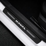 Premium Carbon Fiber Style Door Sill Protector Scratch Guard Stickers for Haval
