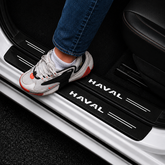 Haval carbon fiber door sill protector sticker 