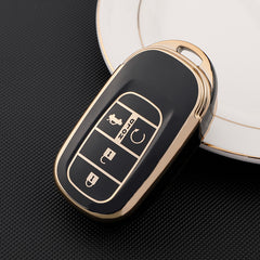Honda Civic 2018 TPU Smart Key Cover with Keychain – 5 Button Remote