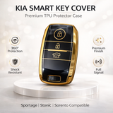 Kia Sportage/Stonic/Sorento TPU Smart Key Cover – Premium Black Protector Case
