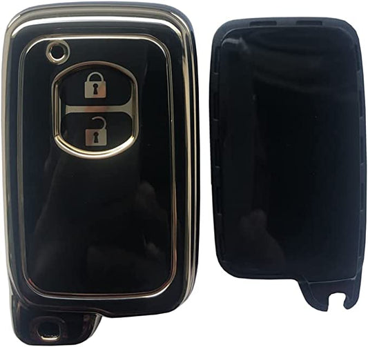 Toyota Prius Alpha TPU Smart Key Cover – Premium Black Protector Case
