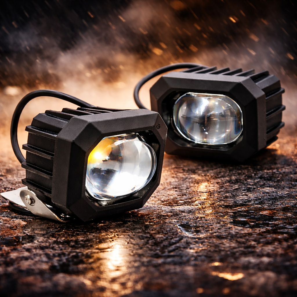 LED projector fog lights high power waterproof auxiliary driving lights