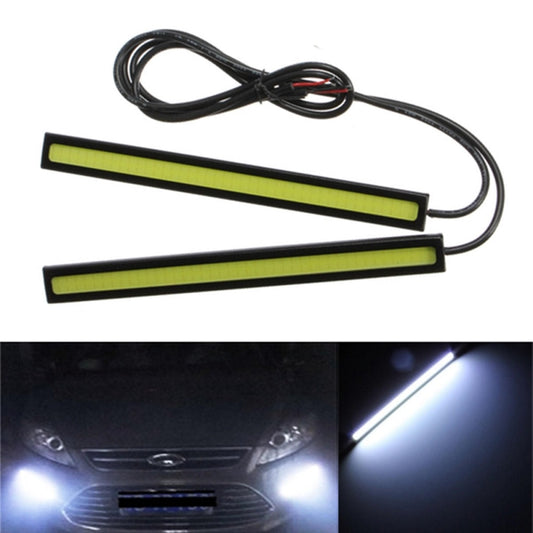 12V LED DRL waterproof light strips installed on car – Shark Auto