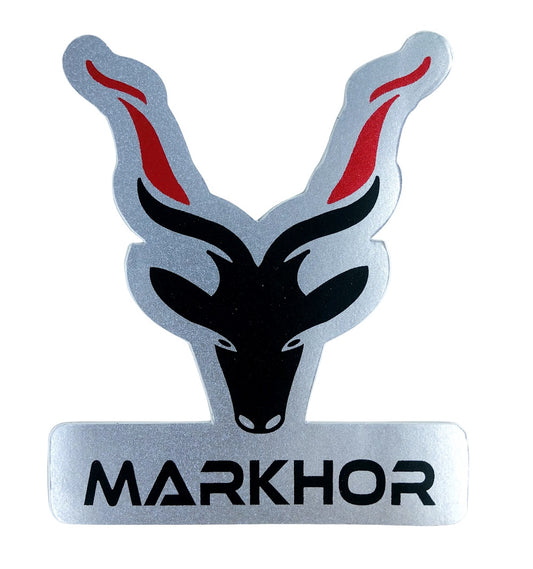 Markhor Plane Design Car Sticker 102 – Front View