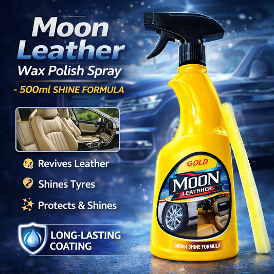 Moon Leather Wax Polish Spray – 500ml Shine Formula