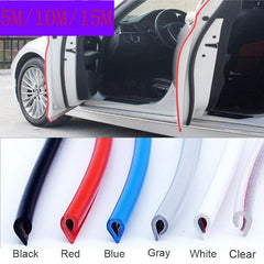 5 Meter Black Car Door Edge Guards U Shaped Edge Trim Rubber Seal Protector Door Edge Protection Fit For Most Cars