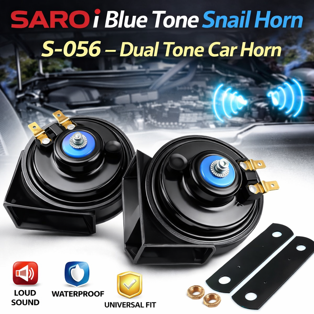 SARO i Blue Tone Snail Horn S-056 – Dual Tone Car Horn