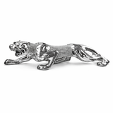 Luxury car interior jaguar ornament metal dashboard
