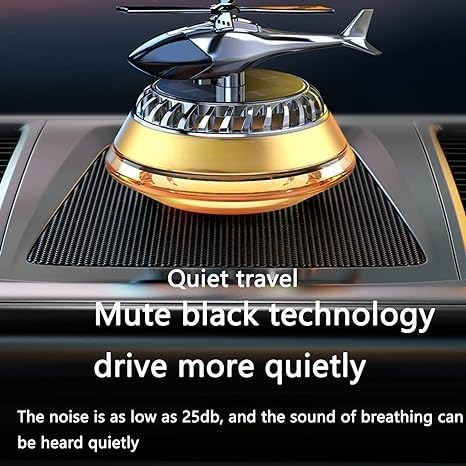 Solar Car Long Lasting Fragrance For Removing Odor In The Car Light Fragrance Solar Powered Helicopter Car Perfume