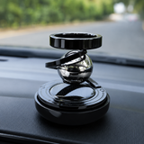 Solar Rotation Car Dashboard Ornament – 360° Rotating Floating Ball Decor