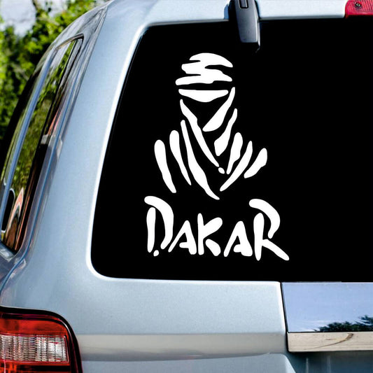 Dakar Ninja Car Sticker – Side View on Sports Car