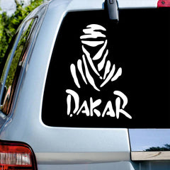 Dakar Ninja Car Sticker – Side View on Sports Car