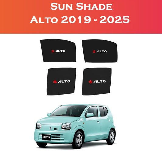 Suzuki Alto 2019–2025 Car Sun Shades Set – UV Protection