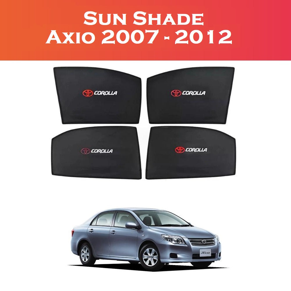 Toyota Axio 2007 - 2012 4pcs Sun Shade for Car, Sun Shade For Car Universal, Sunshade Car Window