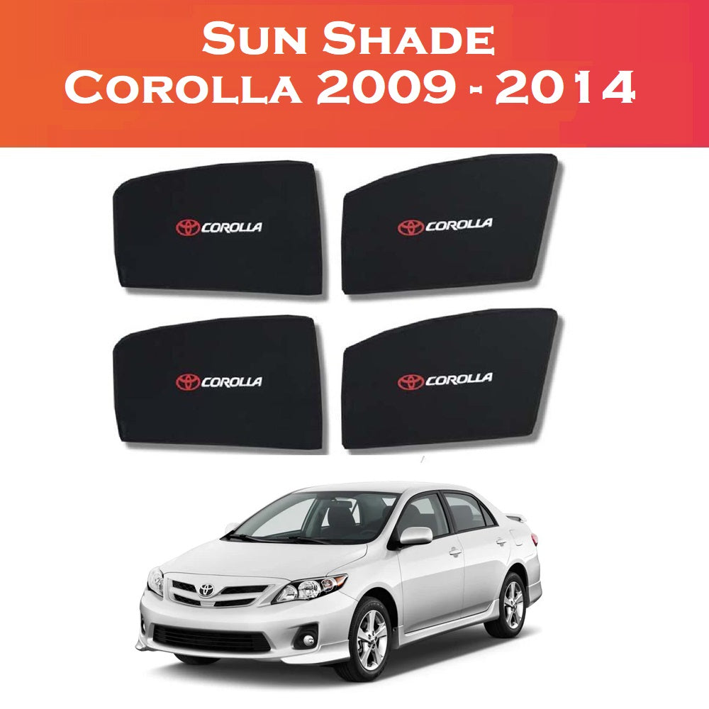 Toyota Corolla 2009-2014 custom fit sun shades 4 pcs set