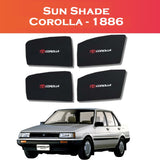 Toyota Corolla 1986 custom fit sun shades 4 pcs set