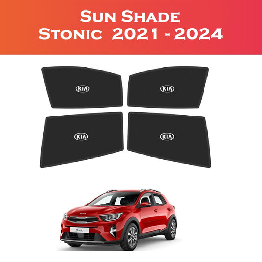 KIA Stonic 2021–2024 Custom Sun Shades Set – Shark Auto