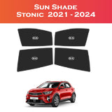 KIA Stonic 2021–2024 Custom Sun Shades Set – Shark Auto