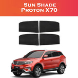 Proton X70 4pcs Sun Shade for Car, Window Sun Shade Protection for Driver Front seat & Back seat