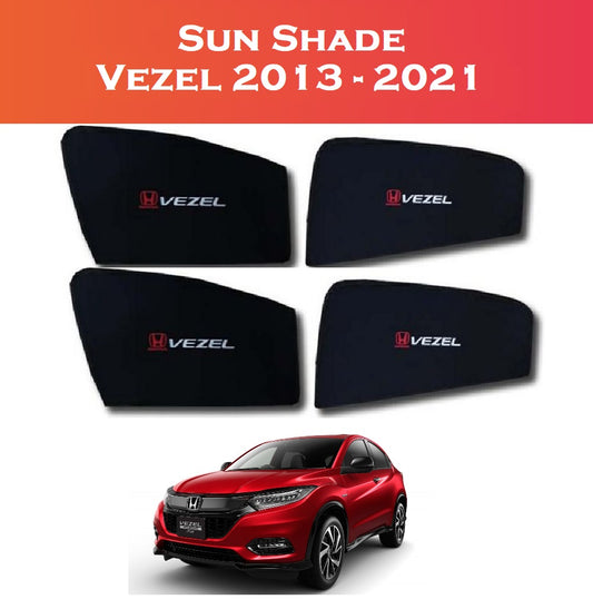 Honda Vezel 2013–2021 4-Piece Custom Sun Shades – UV & Heat Protection – Shark Auto