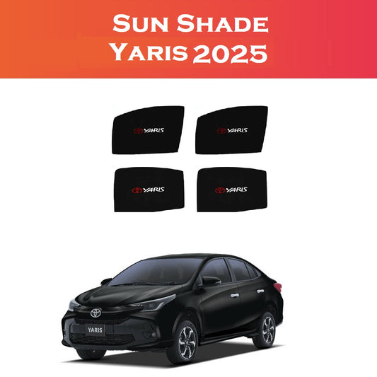 Toyota Yaris 2025-2026 sun shades premium 4 pcs set