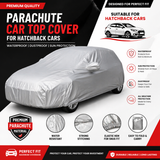 Premium parachute top cover for hatchback cars with waterproof, dustproof, and sun protection features
