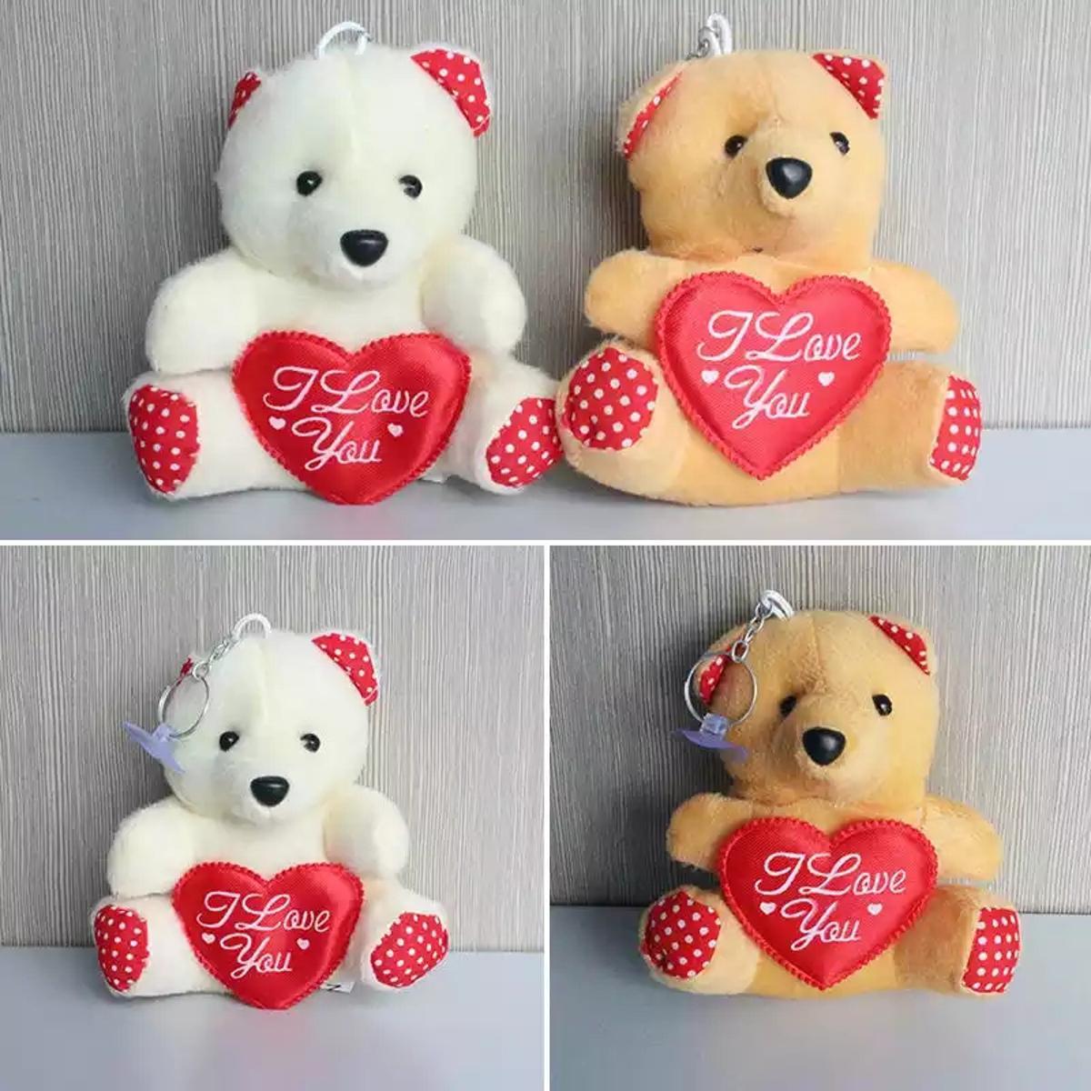 Cute teddy bear car hanging ornament pack of 2