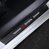 Toyota Car Door Sill Protector (4pc Set) | Anti-Scratch Stickers