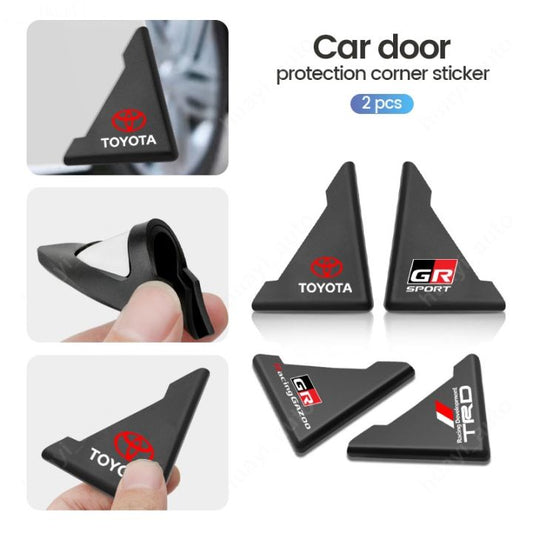 Toyota car door anti collision protector corner cover installed on car door