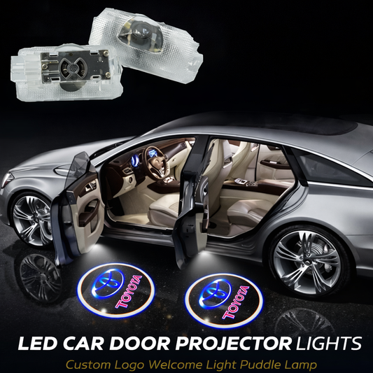 Toyota Door Logo LED Projector Light – Wireless Ghost Shadow Welcome Lamp (2Pcs)