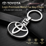 Toyota Logo Premium Metal Car Key Chain – Stylish Key Holder