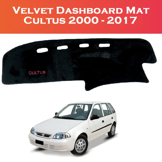Suzuki Cultus 2000–2017 Dashboard Mat – Custom Velvet Cover – Shark Auto