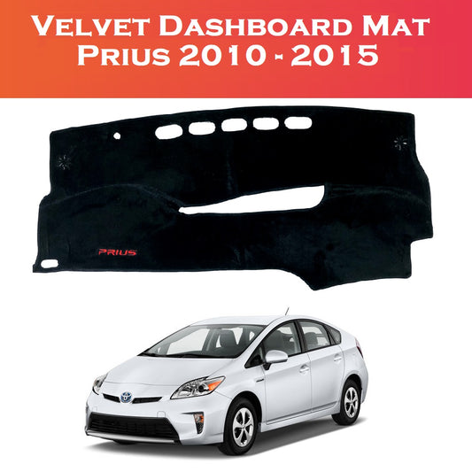 Toyota Prius 2010–2015 Dashboard Mat – Premium Velvet Cover – Shark Auto