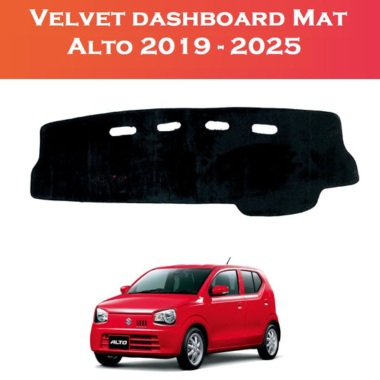 Suzuki Alto Dashboard Velvet Mat 2019–2025 – Shark Auto
