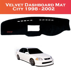 Honda City 1998–2002 Dashboard Mat – Velvet Custom Fit Cover – Shark Auto