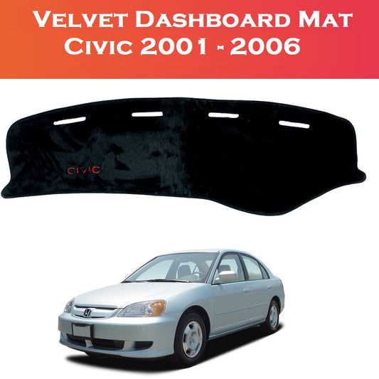 Honda Civic Dashboard Velvet Carpet 2001–2006 – Shark Auto