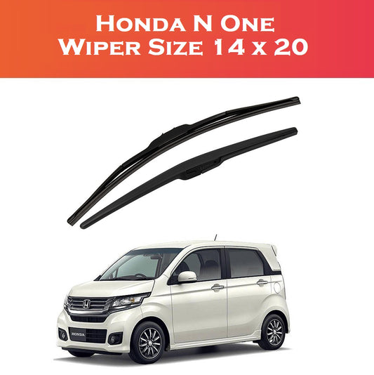 Premium silicone wiper blades for Honda N-Wagon 2 pcs Shark Auto