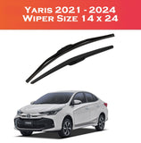 Toyota Yaris 2021-2024 Wiper Blades – Smooth & Durable | 2 Pcs Set