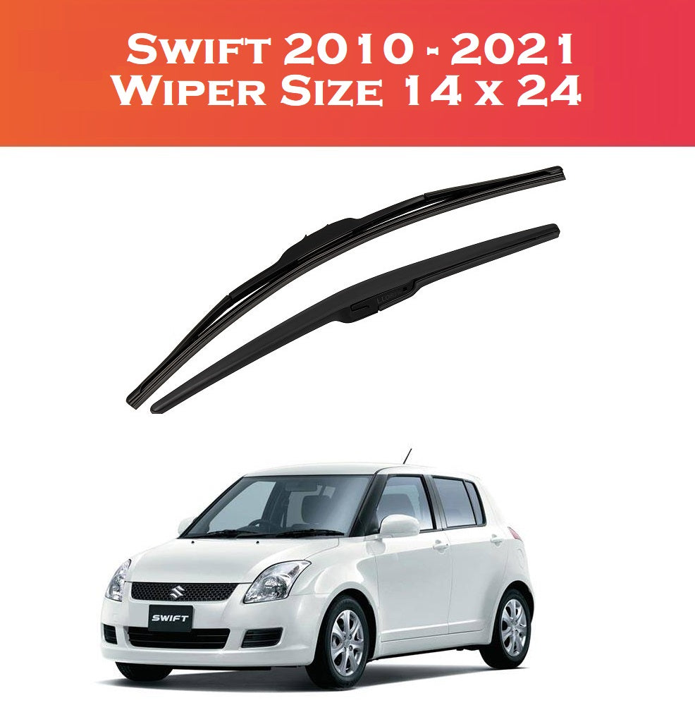 Suzuki Swift 2010-2021 Wiper Blades – Smooth & Durable | 2 Pcs Set