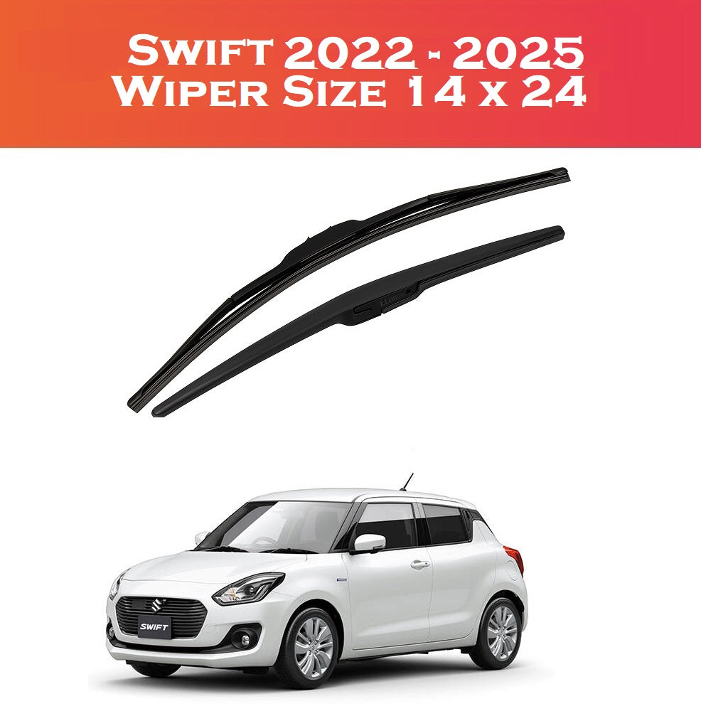 Suzuki Swift 2022-2025 Wiper Blades – Smooth & Durable | 2 Pcs Set