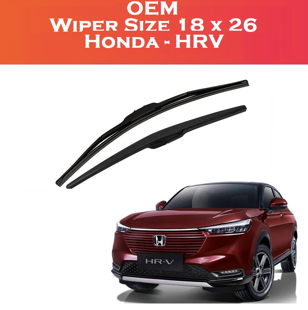 OEM Wiper Blades for Honda HR-V | 18×26 Size | All-Weather Performance | 2 Pcs Set