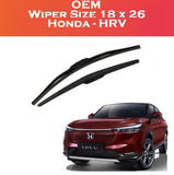 OEM Wiper Blades for Honda HR-V | 18×26 Size | All-Weather Performance | 2 Pcs Set