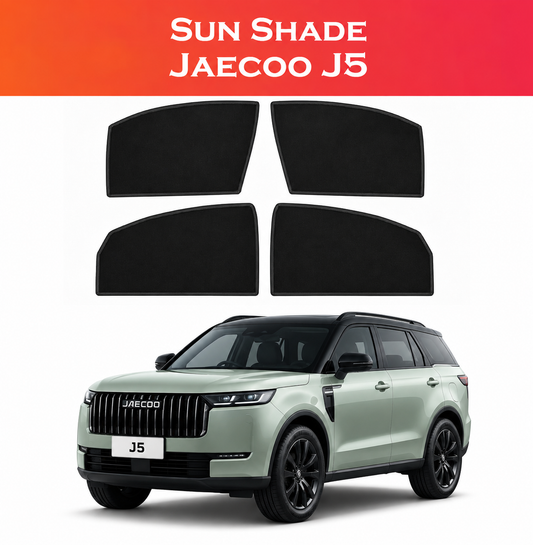 Sun Shade for JAECOO J5 | Foldable UV Protection Window Sun Shades | Heat Resistant Mesh Privacy Curtain | 4PCS Set