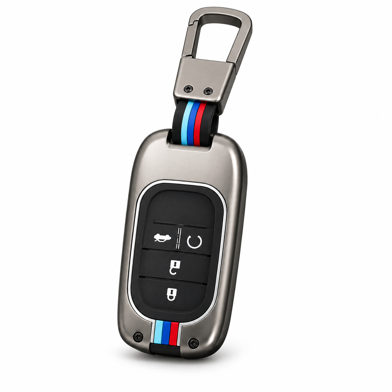 Honda Civic, Civic 1.5 Turbo, Honda Civic Turbo, Civic X, Civic X Turbo, Honda Civic 2016, Honda Civic 2017, Honda Civic 2018, Honda Civic 2019, Honda Civic 2020, Honda Civic 2021, Honda Key Cover, Civic Key Cover, Metal Key Cover, Smart Key Case, Car Keychain, Gunmetal Key Case, Car Accessories, Key Protection, Shark Auto