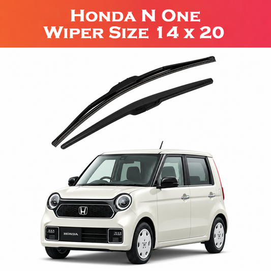 Premium Silicone Wiper Blades for Honda N-Wagon – 2 Pcs Set