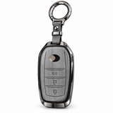 Toyota Hilux Revo Key Cover, Hilux Revo Key Case, Toyota Revo Remote Cover, Revo Three Button Key Cover, Hilux Revo Smart Key Cover, Toyota Leather Key Cover, Toyota Metal Key Cover, Leather and Metal Key Case, Hilux Revo Keychain Cover, Premium Car Key Cover, Silver Key Cover, Gunmetal Key Cover, Scratch Resistant Key Case, Toyota Hilux Accessories, Revo Accessories Pakistan, Car Key Cover Pakistan