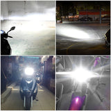 6-Side Ultra Bright M6 LED Motorcycle Headlight – Super White